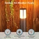 preview thumbnail 5 of 6, 5CCT Low Voltage LED Bollard Pathway Lights, Modern Outdoor Landscape Lights, Oil Rubbed Bronze - 4 Pack