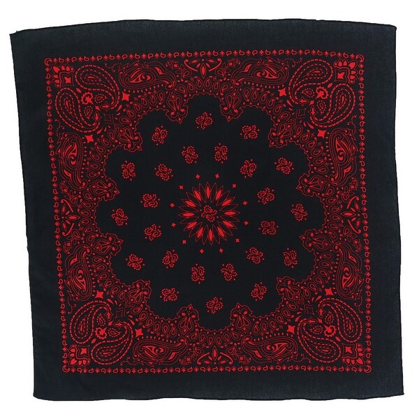 CTM® 27 Inch Austin Paisley Print Bandana - one size