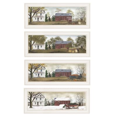 TrendyDecor4U Farmhouse "Season's Collection" 4-Piece Vignette by Billy Jacobs