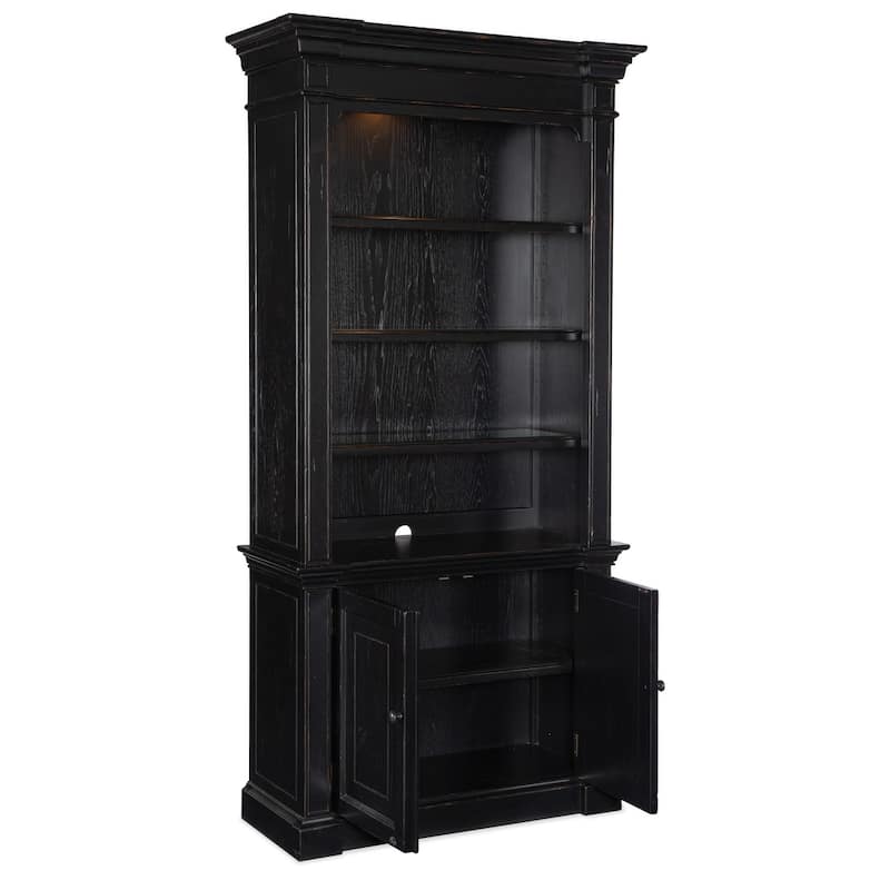 Hooker Furniture 5971-10445 Work Your Way 41" Wide 4 Shelf Pecan