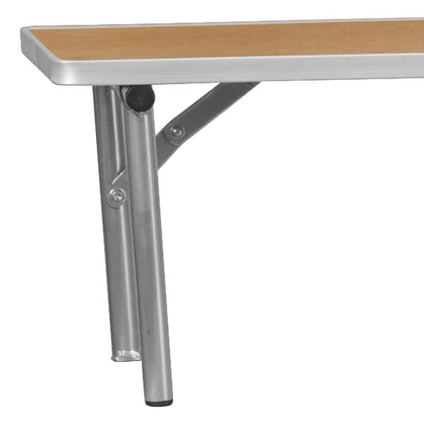 72 X 12 X 12 Birchwood Bar Top Riser With Silver Legs 11 75 W X 72 D X 12 H On Sale Overstock 10867855