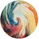 preview thumbnail 4 of 26, Nourison Celestial Abstract Modern Multicolored Colorful Wave Area Rug