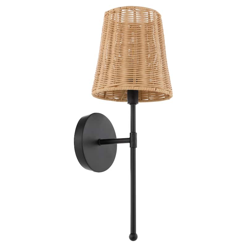 Quorum International 5123-1 Fairview 17" Tall Wall Sconce with Woven