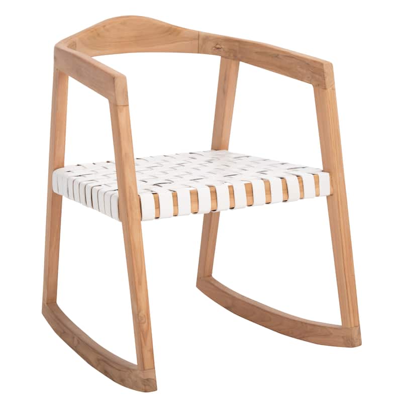 SAFAVIEH Hazelle Rocking Dining Chair - 23" W x 26" D x 33" H - 23Wx26Dx33H