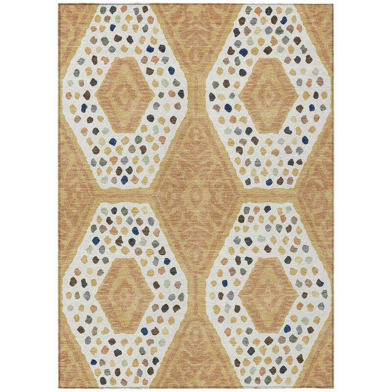 Machine Washable Indoor/ Outdoor Global Nipsey Chantille Rug