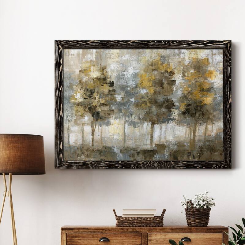 Linen Trees-Premium Framed Canvas - Ready to Hang