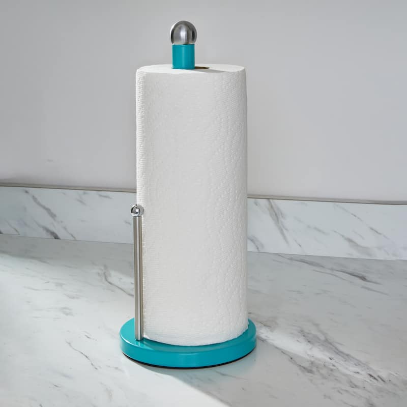 Kitchen Details Paper Towel Holder in Turquoise