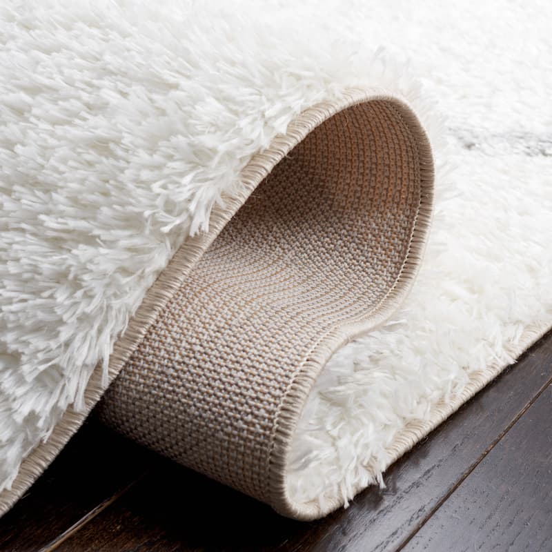 SAFAVIEH, Tahoe Shag Lisl Trellis 1.2-inch Thick Rug - 2' x 9' Runner