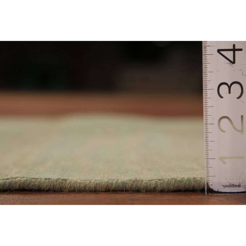 Modern Gabbeh Oriental Rug Handmade Solid Wool Carpet - 2'7" x 4'0"