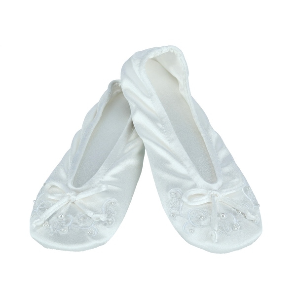 isotoner wedding slippers