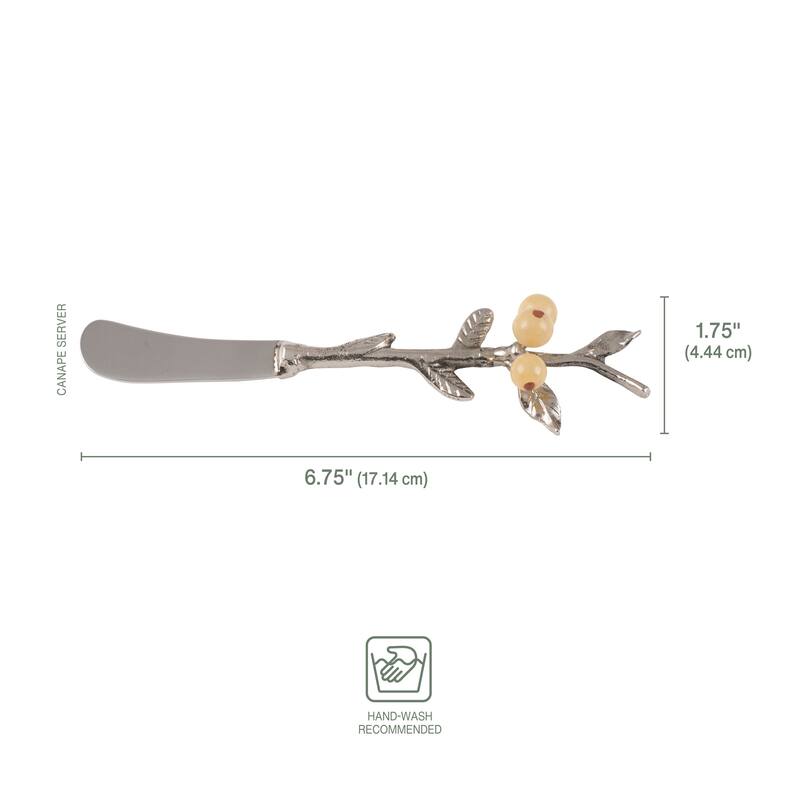 Fitz and Floyd Woodgrove Canape Knife Set, Set of 4 Set of 4 Canape Knives Bed Bath & Beyond