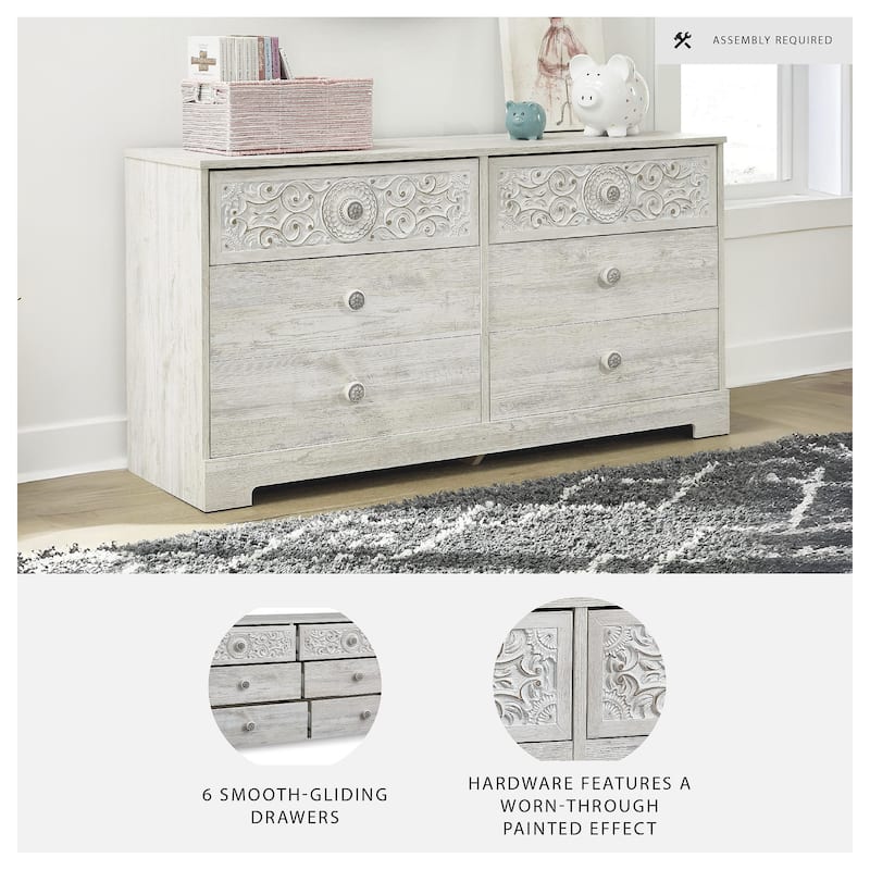 Signature Design by Ashley Paxberry White Dresser
