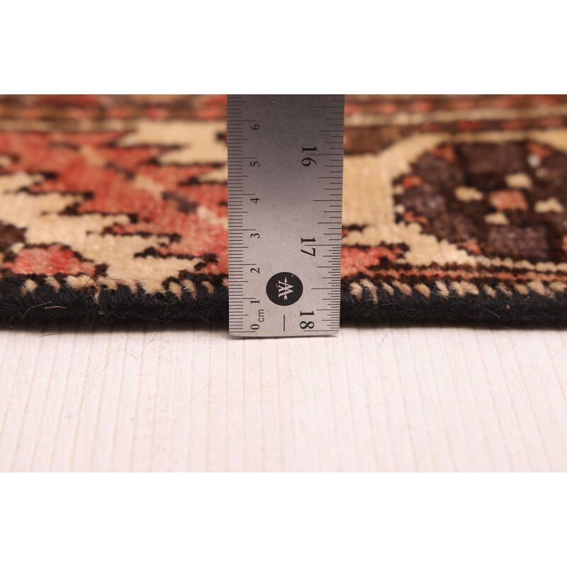 ECARPETGALLERY Hand-knotted Kayseri Vintage Brown, Red Wool Rug - 6'5 x 9'2