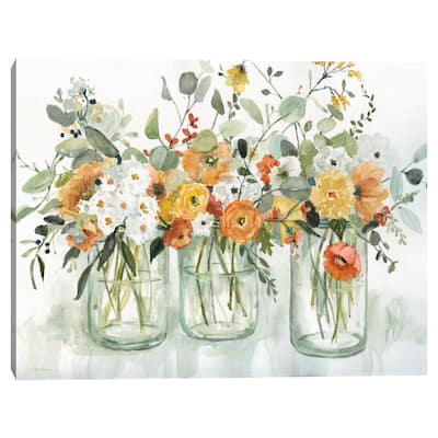 Trois Beauties by Carol Robinson Canvas Art Print