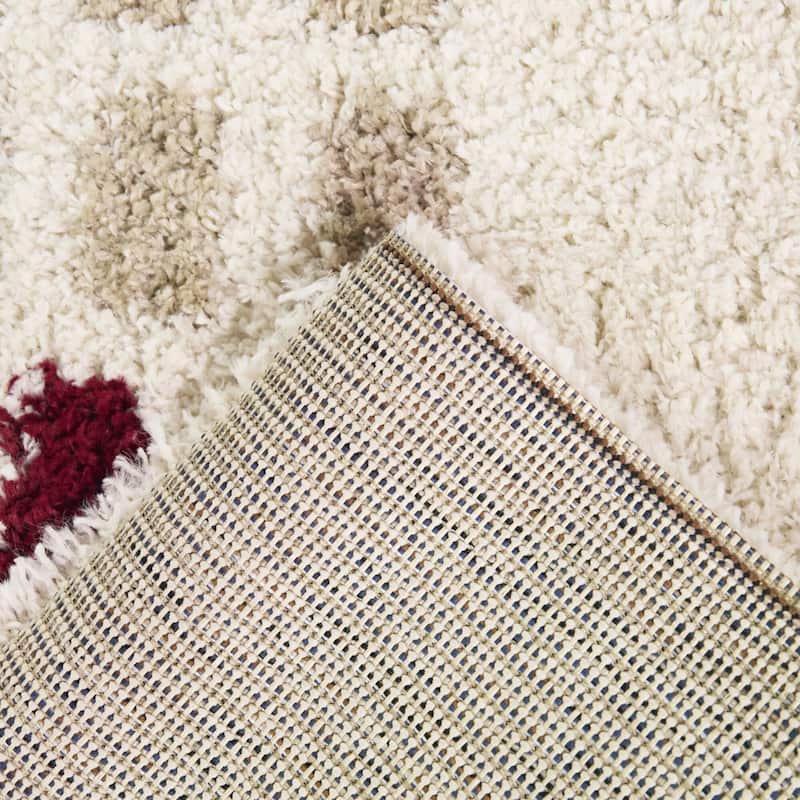 Thaddeus Geometric Shag Area Rug