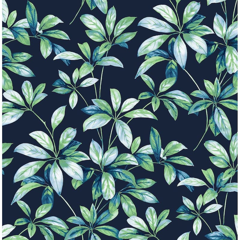 NextWall Leaf Trail Peel and Stick Wallpaper