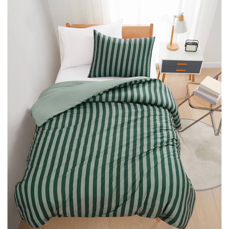 Truly Soft Weston Stripe 3 Piece Comforter Set