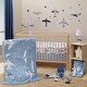 preview thumbnail 6 of 4, Bedtime Originals Little Aviator Airplane Musical Baby Crib Mobile Soother Toy