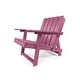 preview thumbnail 78 of 172, Shoreline Fully Assembled All-Weather HDPE Outdoor Folding Modern Adirondack Chair