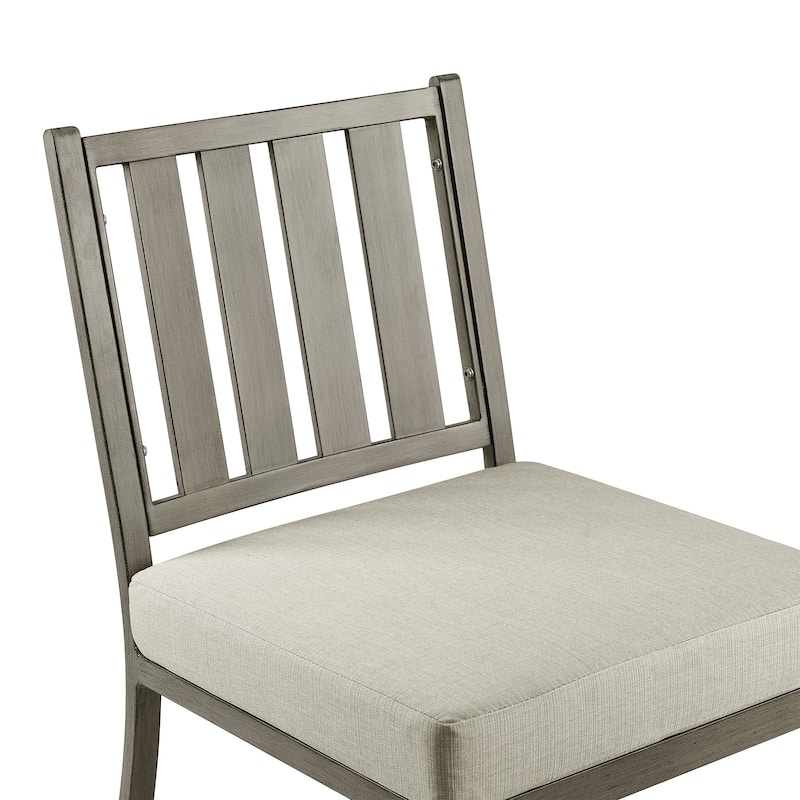 Patio Aluminum Round 59.5" Dining Table With Outdoor Chairs