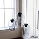 preview thumbnail 1 of 8, Hunter Vidria 3-Light Cluster Ceiling Light - Kitchen Island, Dining Room - Contemporary, Transitional Matte Black