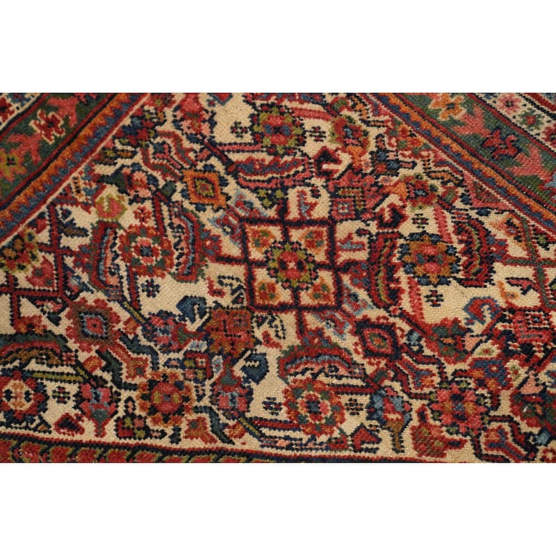 Hand Knotted Oriental 100% Wool Carpet Traditional Medallion Red Sultanabad Area Rug - 13' 8'' X 10' 4''