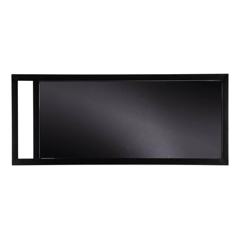 SEI Furniture Holly & Martin Zephs Bar Cart – Black w/ Smoked Mirror