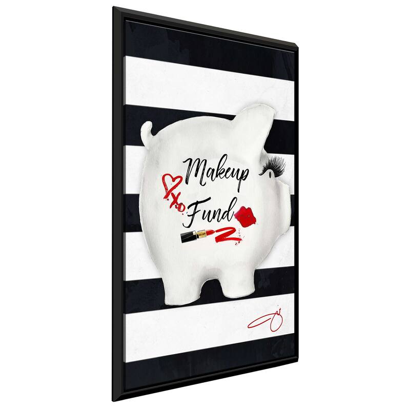 "Make Up Fund" by Jodi Print on Floating Canvas
