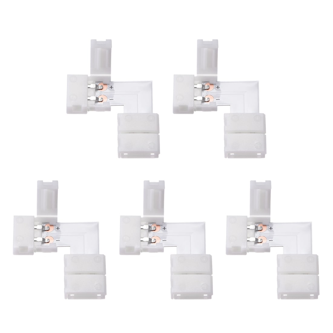 Shop 10mm 2p L Shape Corner Connector For Single Color 5050 Led