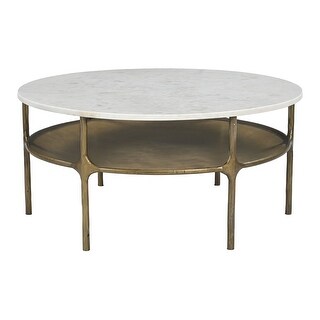 Bild Coffee Table White & Brass - Bed Bath & Beyond - 42969074