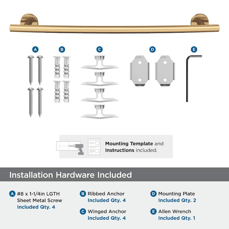 Amerock Arrondi Bathroom Towel Bar