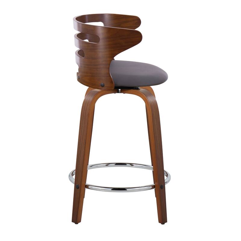 Carson Carrington Cranagh 24" Upholstered Counter Stools (Set of 2)