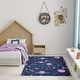 preview thumbnail 8 of 7, Nourison Imagination Indoor only Black Solar System Graphic Area Rug