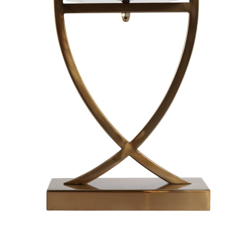 Modern Glass Pillar Candle Holder Decorative Lantern with Steel Frame