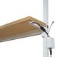 preview thumbnail 14 of 26, Twin Metal Loft Bed with Study Desk, Remote-Control LED Shelf Lighting, Charging Station & Ample Storage,Cabinets and Shelves