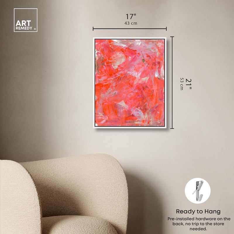 Shades of Red I Canvas by Art Remedy