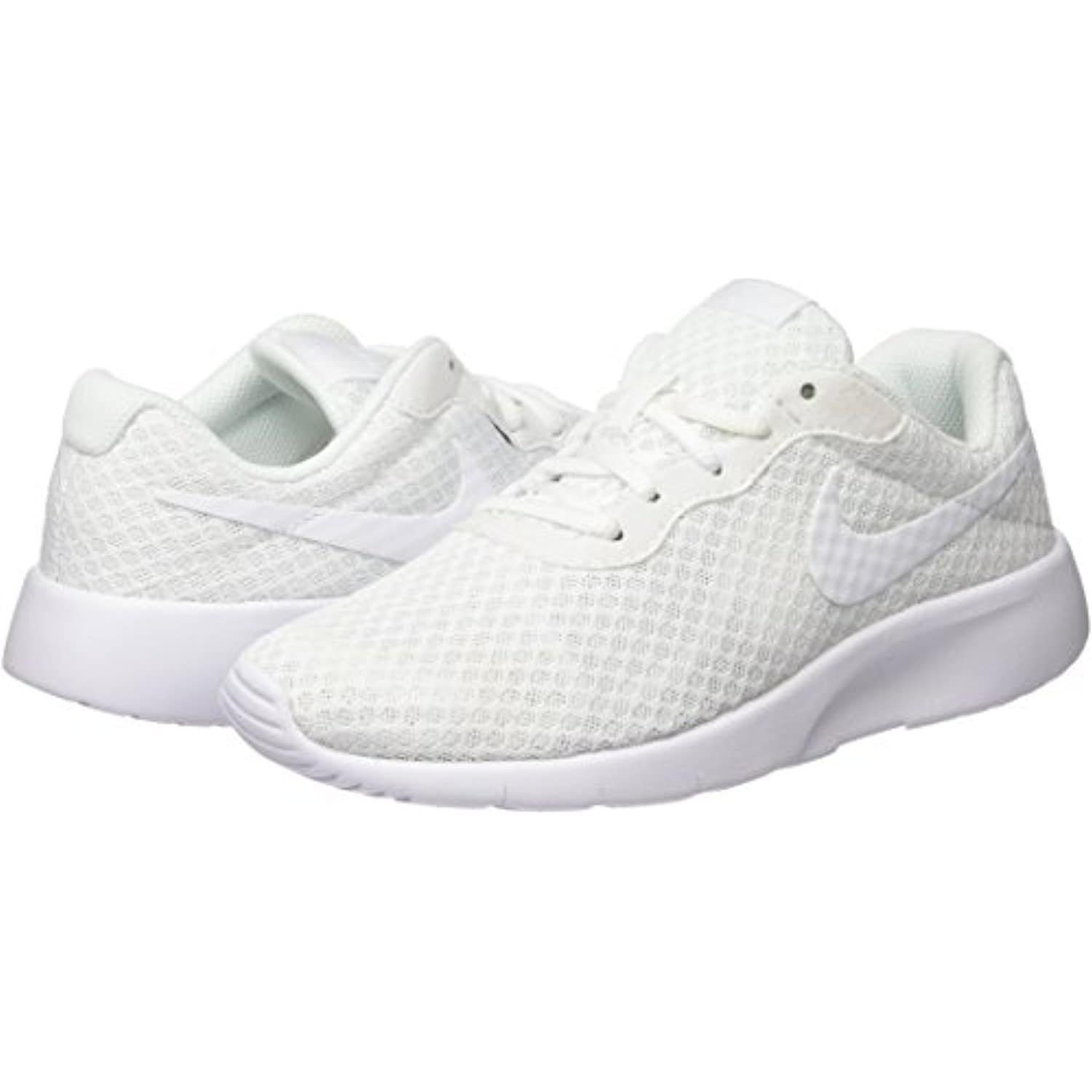 Shop Black Friday Deals on Nike Youth Tanjun White Mesh Trainers 35.5 EU -  white/white white - Overstock - 18279171