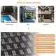 preview thumbnail 23 of 33, Kullavik 12 Piece Outdoor Patio Furniture Set with Fire Pit Table