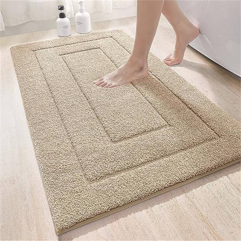 Bathroom Rug Mat - Beige - 24"X36"