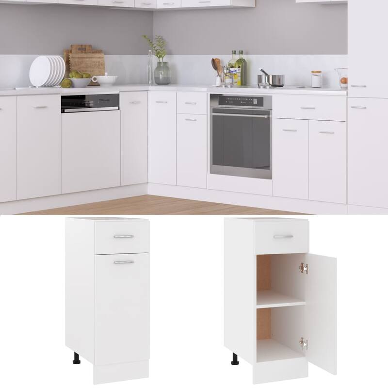 vidaXL Kitchen Cabinet Storage Cupboard Under Sink Organizer Engineered Wood