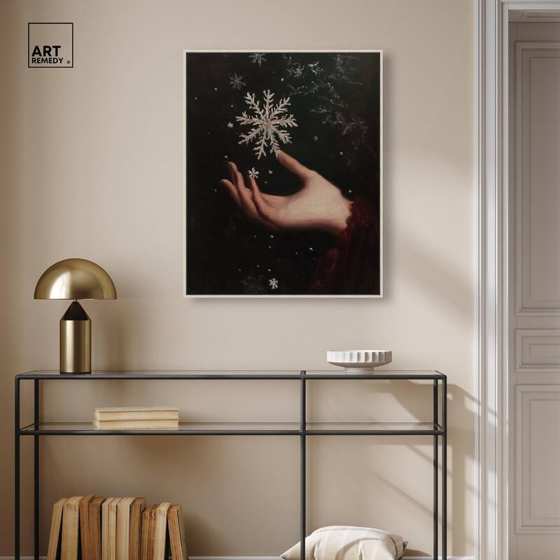 Holding Winter Canvas by Art Remedy