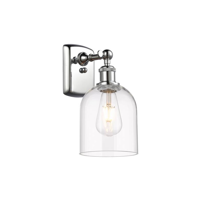 Innovations Lighting 516-1W-11-6 Bella Sconce Bella 11" Tall Wall - Polished Chrome / Clear