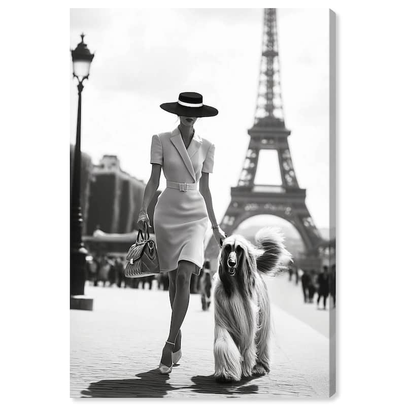Fashionable Locks Noir Canvas by Art Remedy, Gallery Wrapped - 10" x 15"