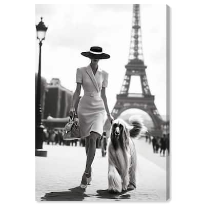 Fashionable Locks Noir Canvas by Art Remedy, Gallery Wrapped