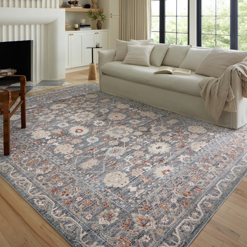 Alexander Home Colette Vintage Floral Area Rug