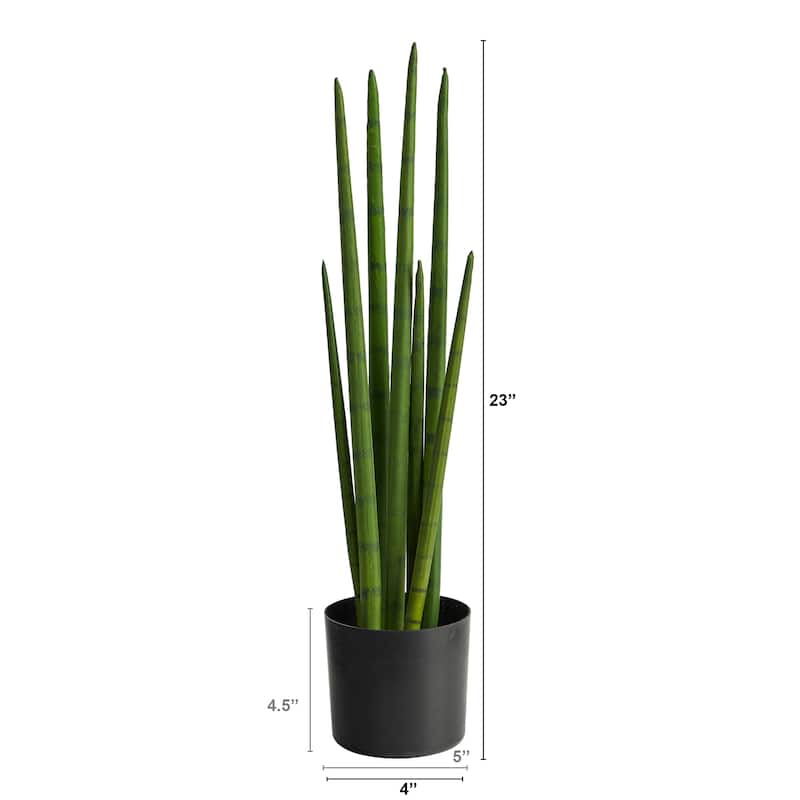 23" Sansevieria Snake Artificial Plant