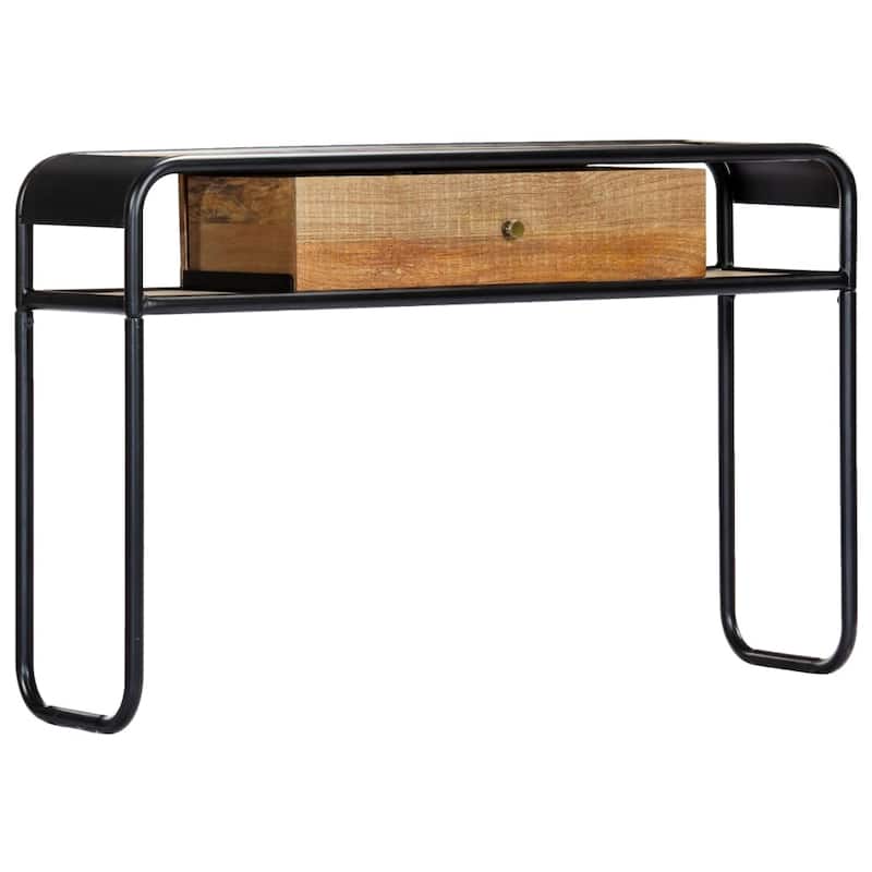 vidaXL Console Table 46.5"x11.8"x29.5" Solid Mango Wood - 46.5" x 11.8" x 29.5"