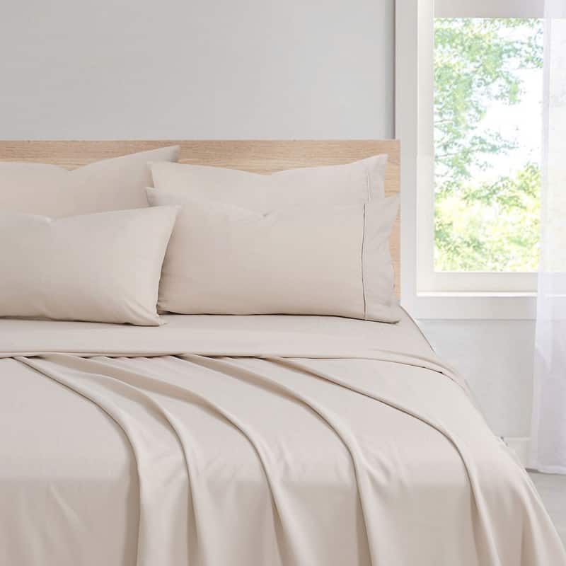 Swift Home Breathable and Durable Poly Bamboo 6-Piece Bed Sheet Set