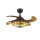preview thumbnail 21 of 49, Smart Tiffany Stained Glass Retractable Led Ceiling Fan