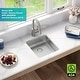 preview thumbnail 16 of 87, KRAUS Dex Stainless Steel Single Bowl Undermount Kitchen Bar Sink